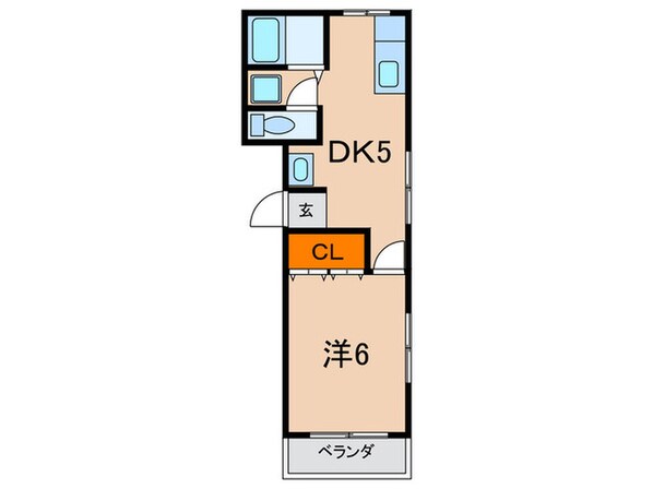 大森マンションの物件間取画像